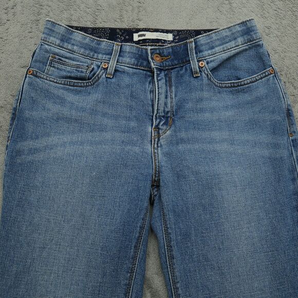 Levi's 525 Jeans Women's Size 8M Blue Mid-Rise Straight Leg Denim 32" Inseam - Picture 13 of 16